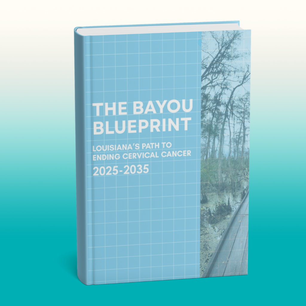 Image of book to eliminate cervical cancer Louisiana